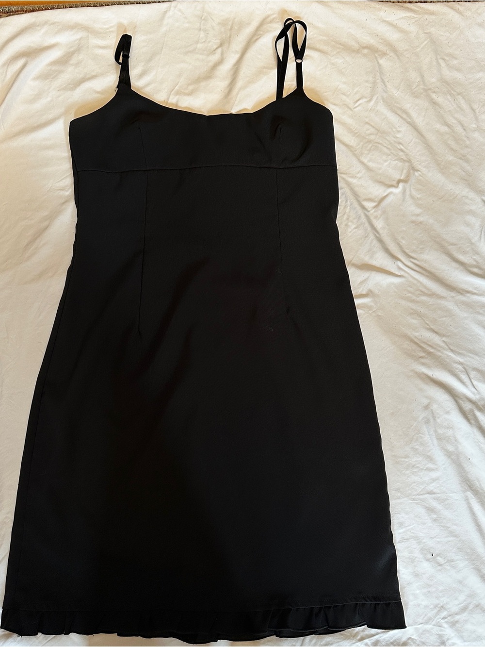 Vintage Y2K Spaghetti-Strap Mini Dress Womens L Whimsigoth Fairy Academia